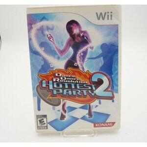 Dance Dance Revolution Hottest Party 2 Nintendo Wii w/ manual